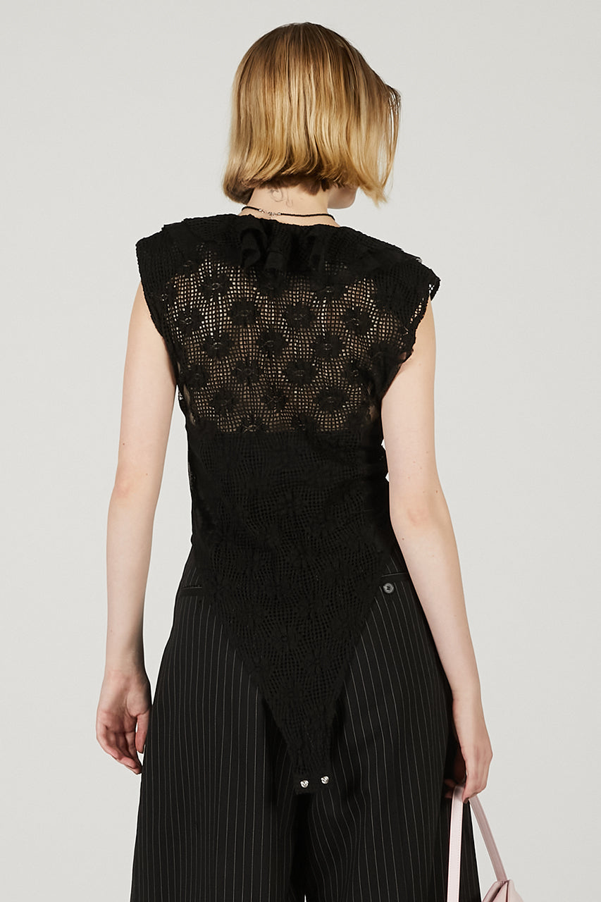 Lace Frill Bodysuit - 2025 SUMMER