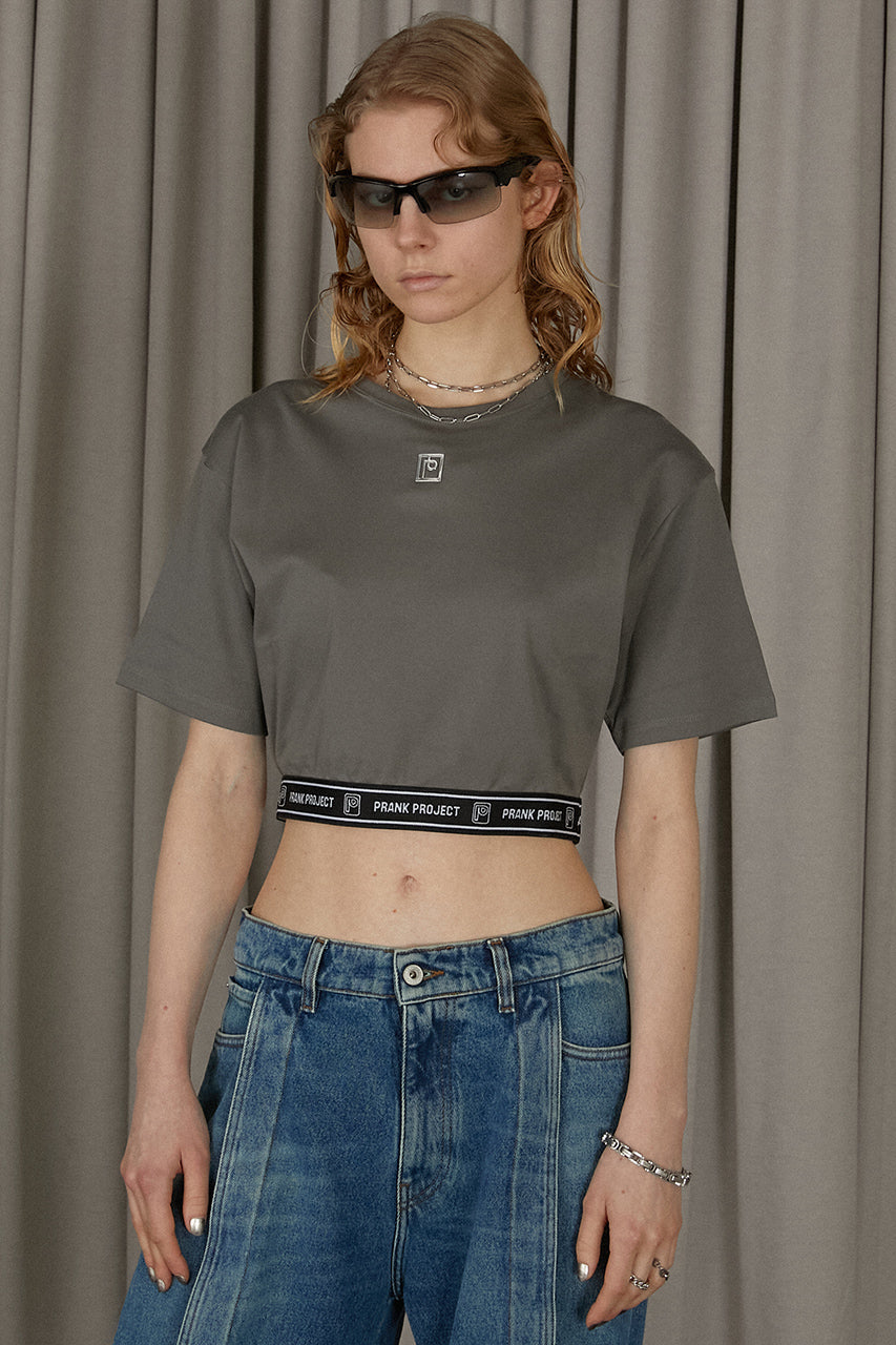 Logo Band Cropped Tee