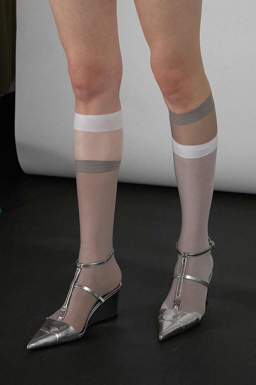 Layered Sheer Socks