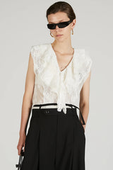 Lace Frill Bodysuit