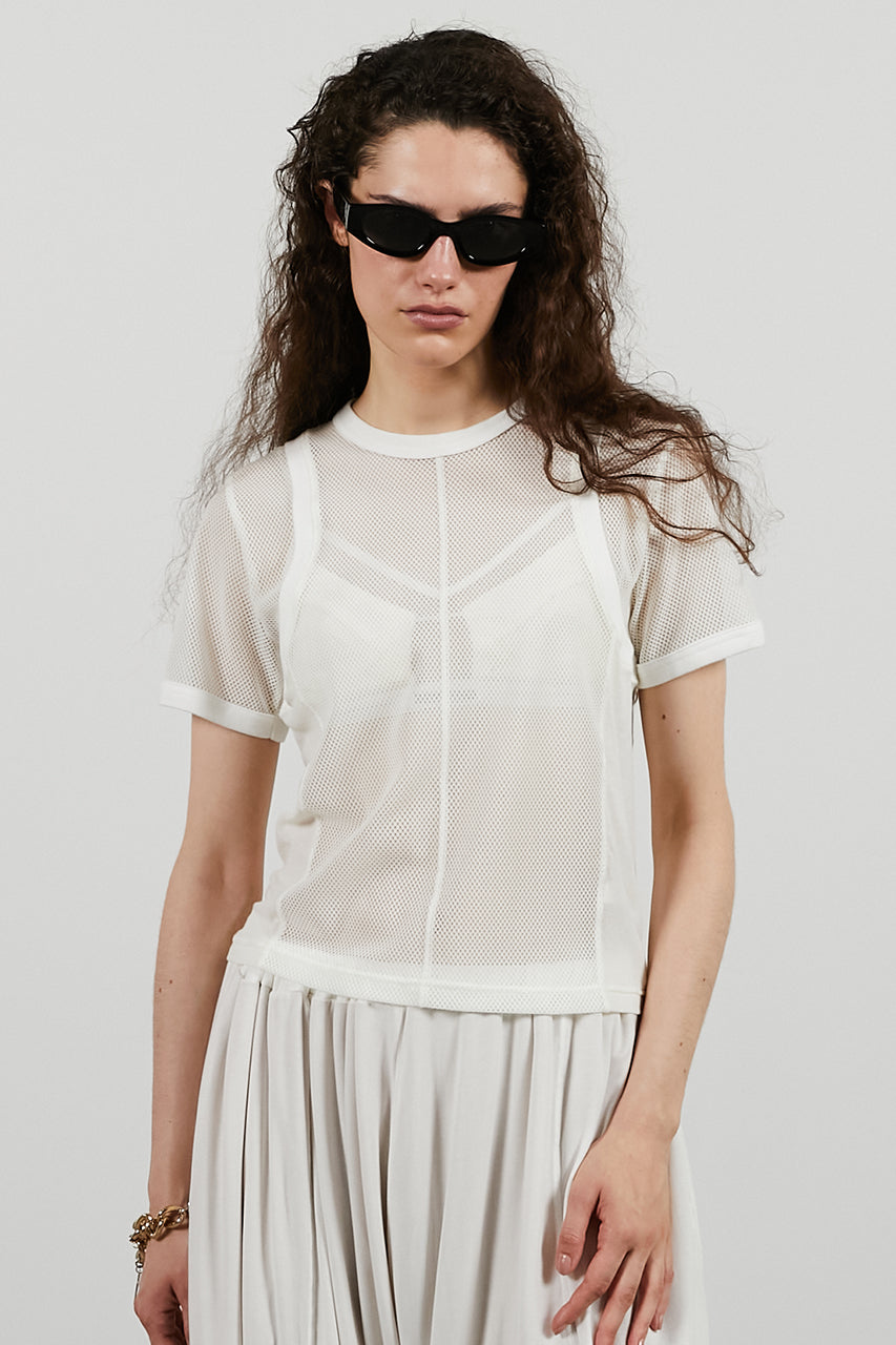 Mesh Ringer Tee - 26SUMMER 2nd