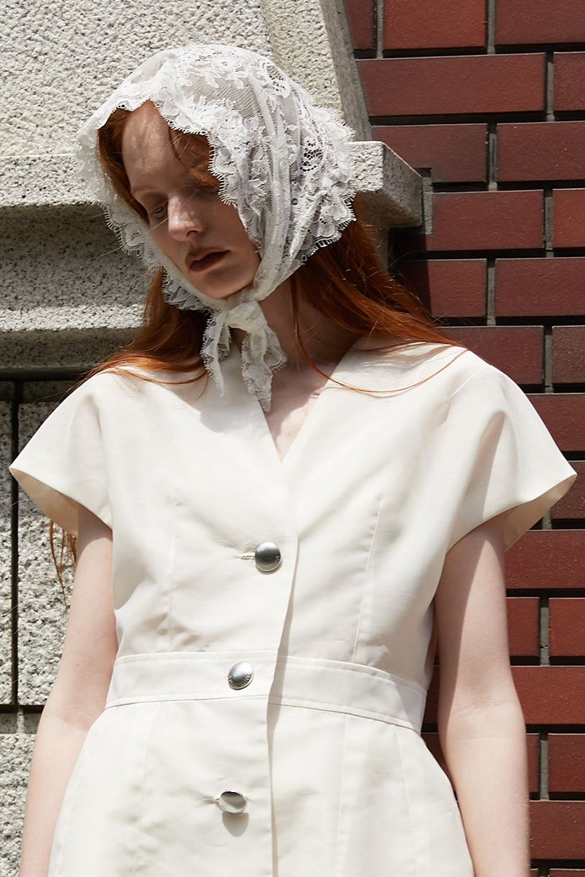 Sheer Lace Head Scarf