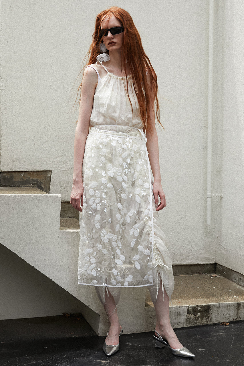 Spangle Wrap Skirt
