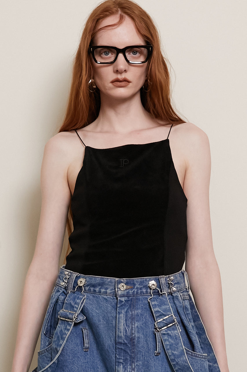 Pile Camisole With Cup