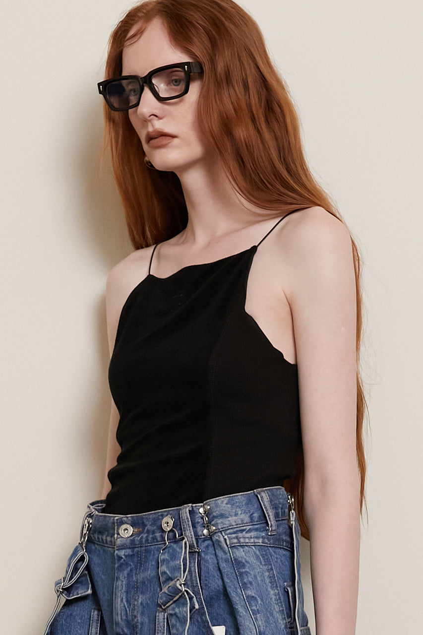 Pile Camisole With Cup