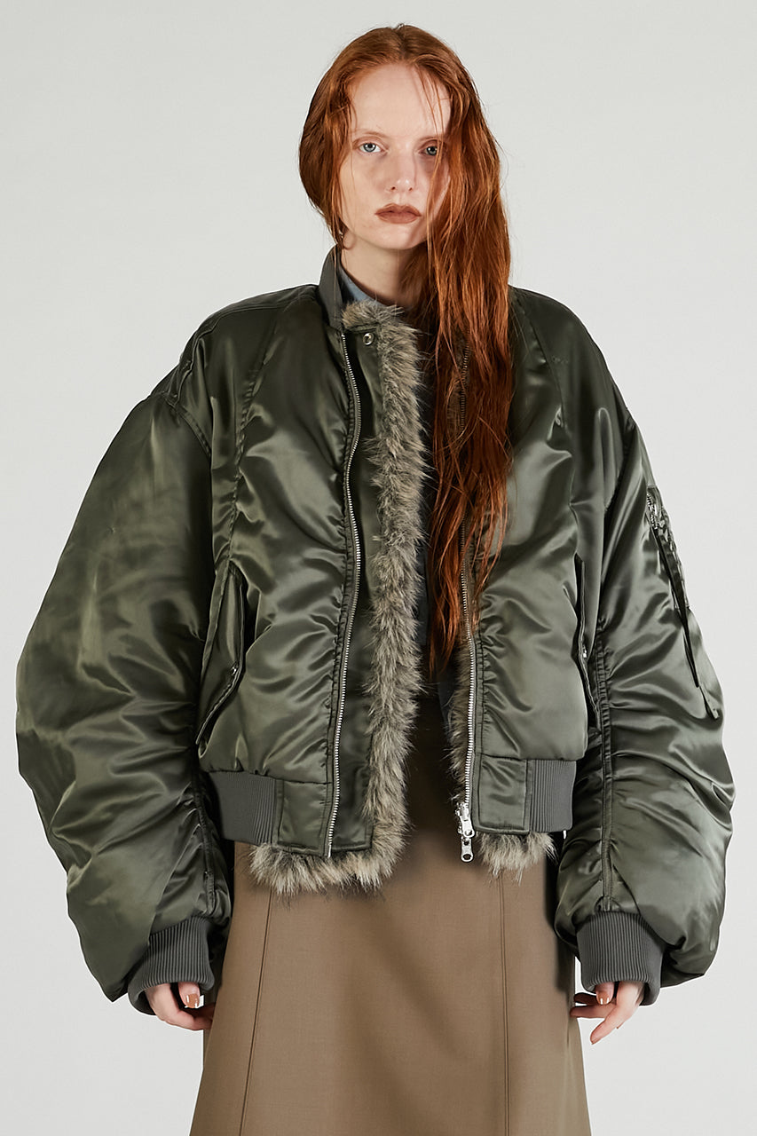 Reversible fur MA-1 - 2025 AUTUMN