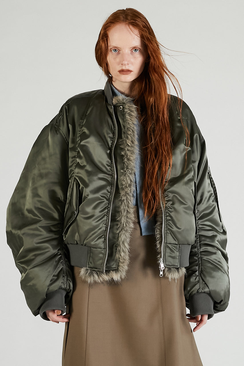 Reversible fur MA-1 - SALE