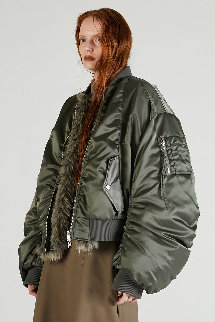 Reversible fur MA-1 - 2025 AUTUMN