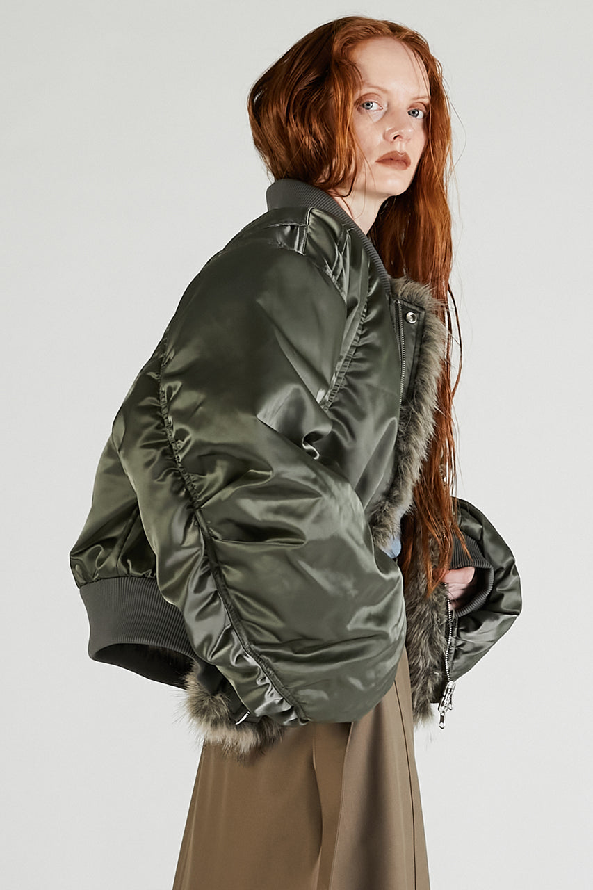 Reversible fur MA-1 - 2025 AUTUMN