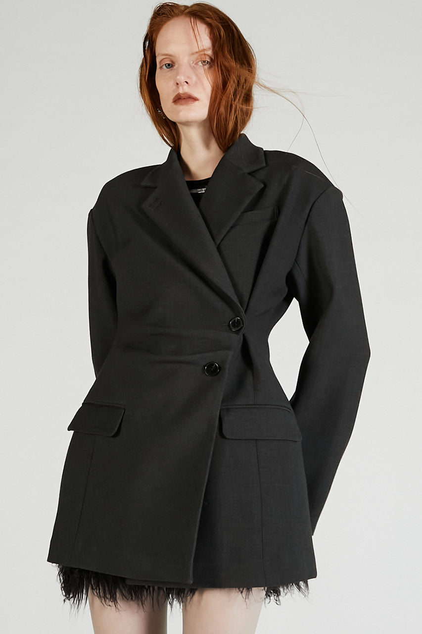 Twist-tuck jacket