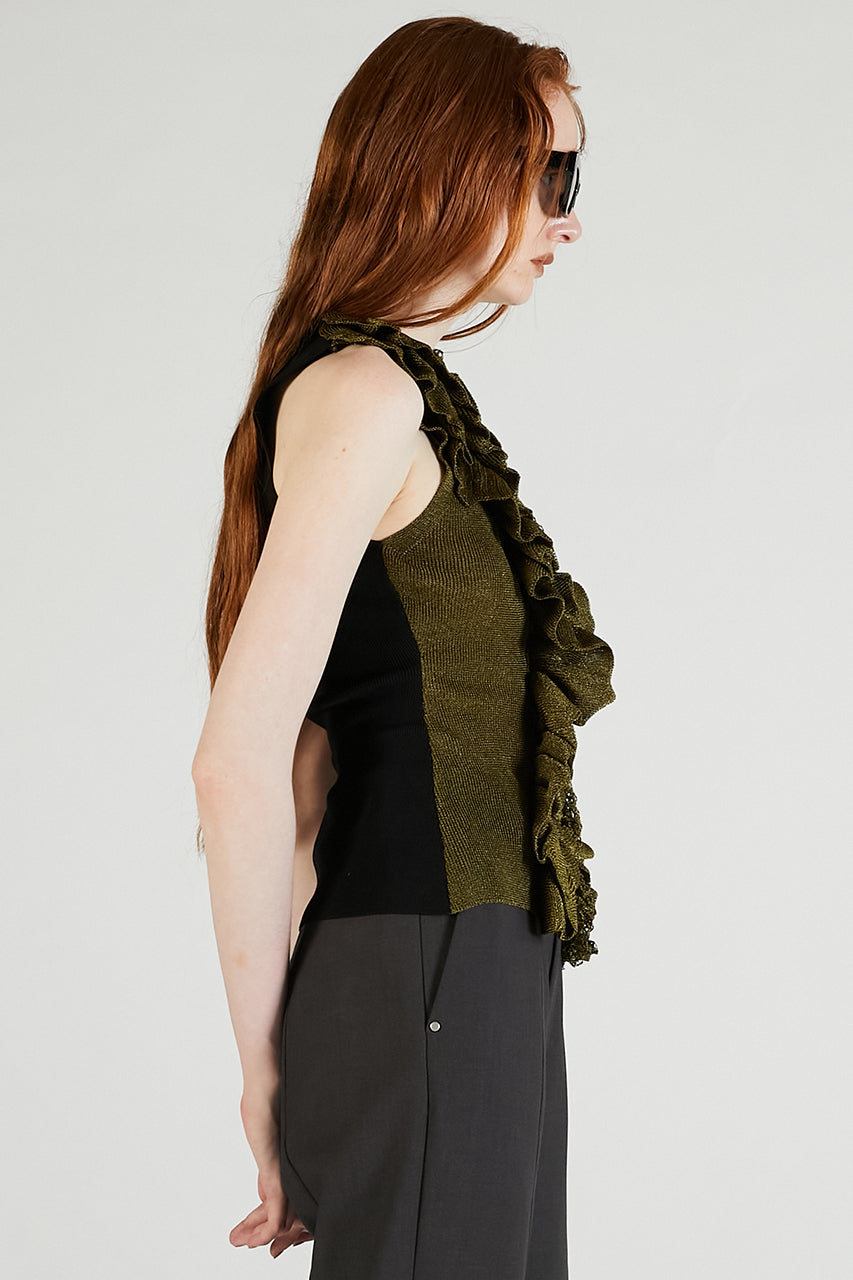 Frill Motif Knit
