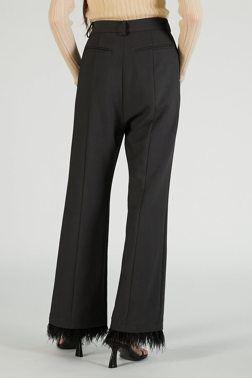 Feather Hem Pants - 2025 AUTUMN