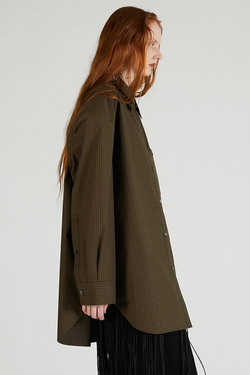 Double Collar Power Shirt Over Shirt