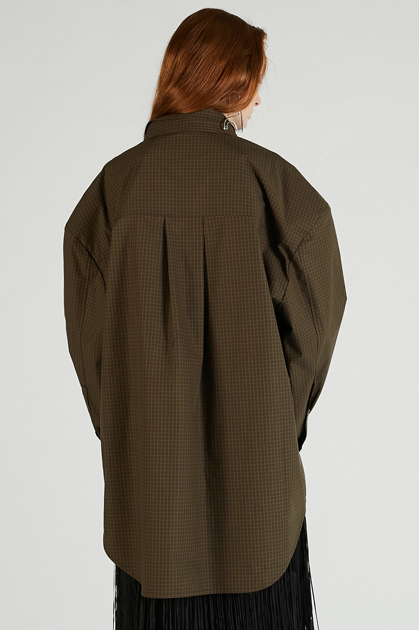 Double Collar Power Shirt Over Shirt