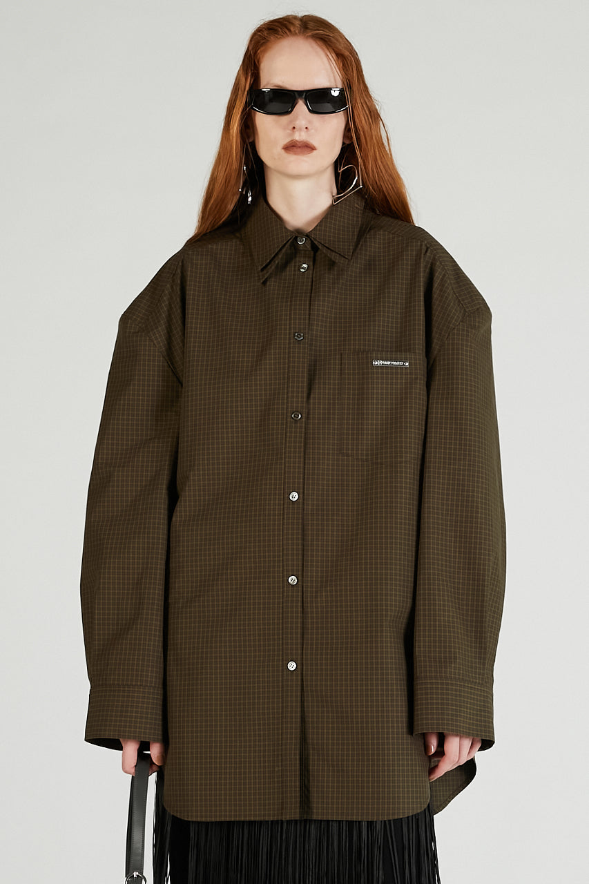 Double Collar Power Shirt Over Shirt