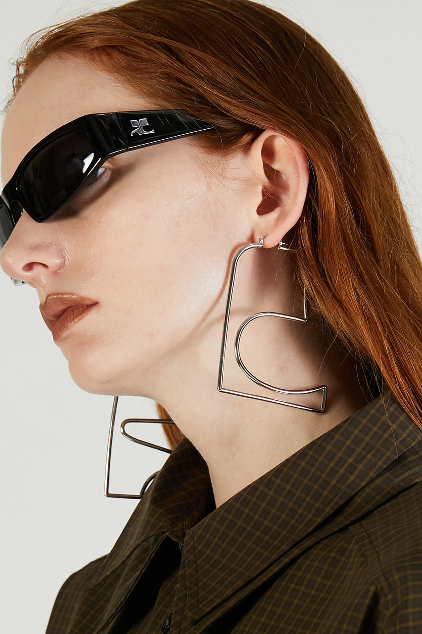 AC Hoops Large Earrings