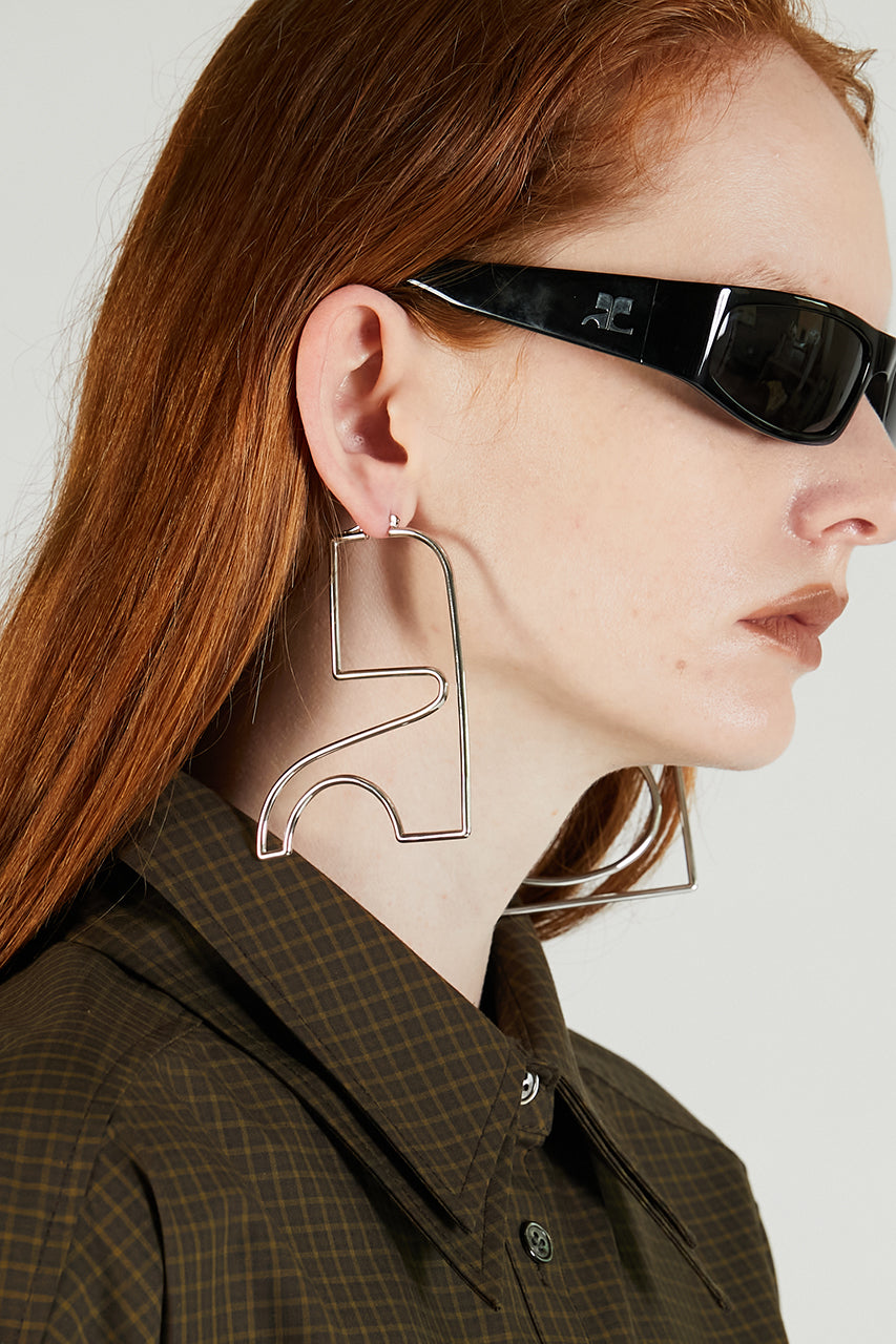 AC Hoops Large Earrings