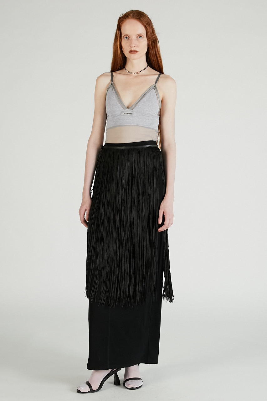 Fringe Belt Skirt