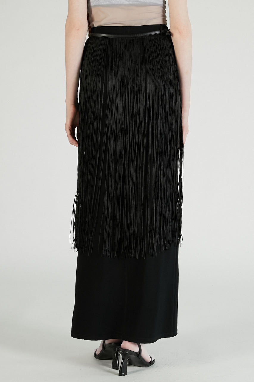 Fringe Belt Skirt