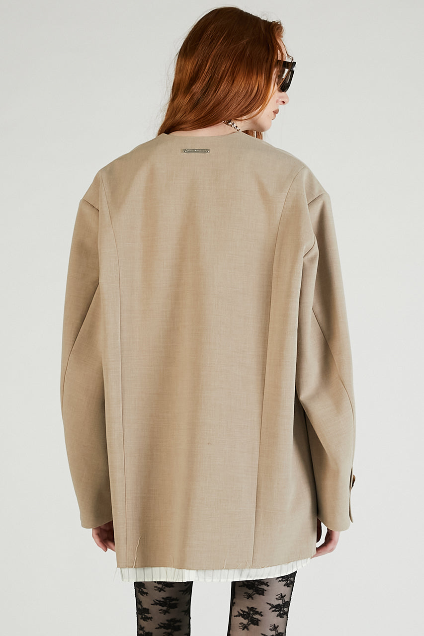 V-neck Narrow Jacket Pullover - 2025 AUTUMN