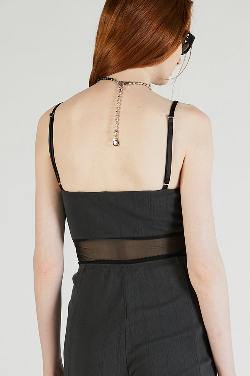 Eyelet lace Sheer camisole - SALE