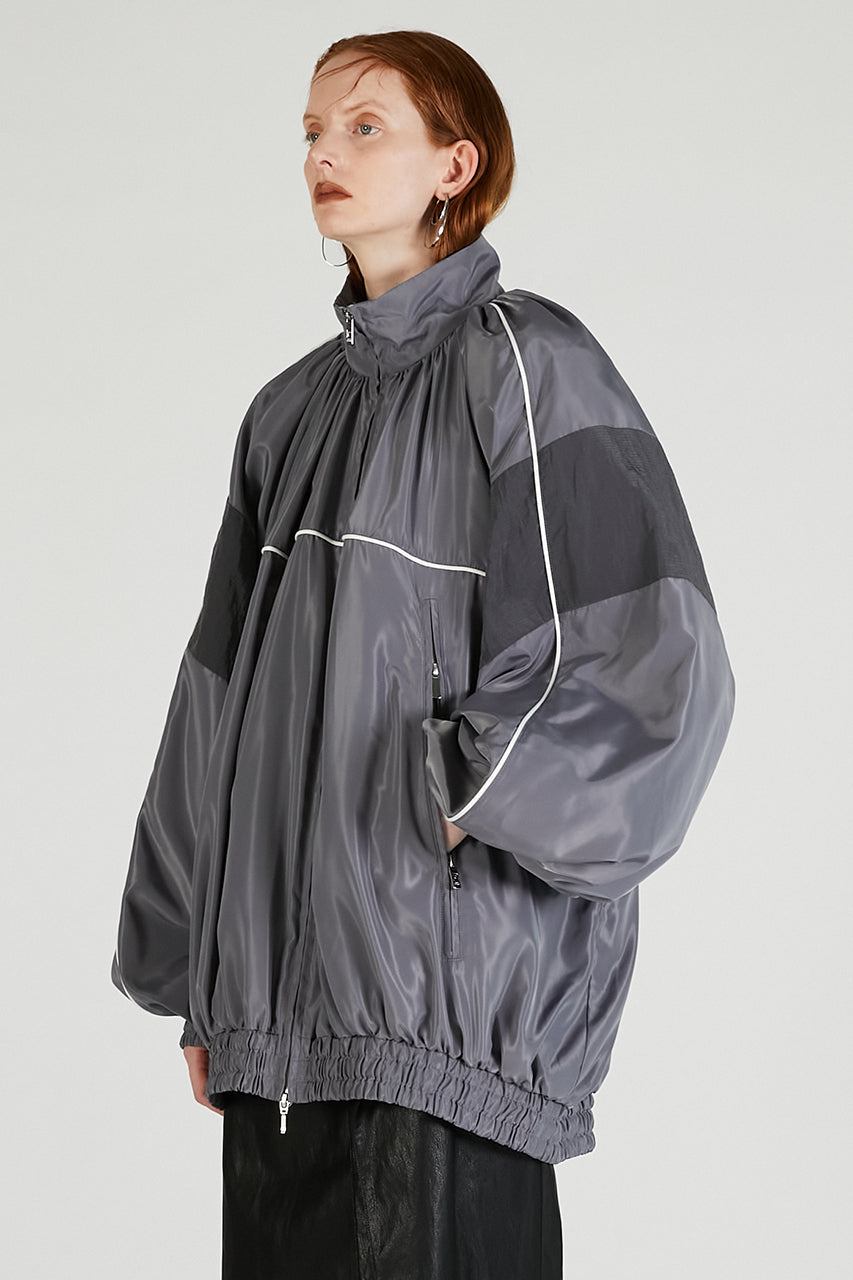 Volume Gathered Trucker Blouson