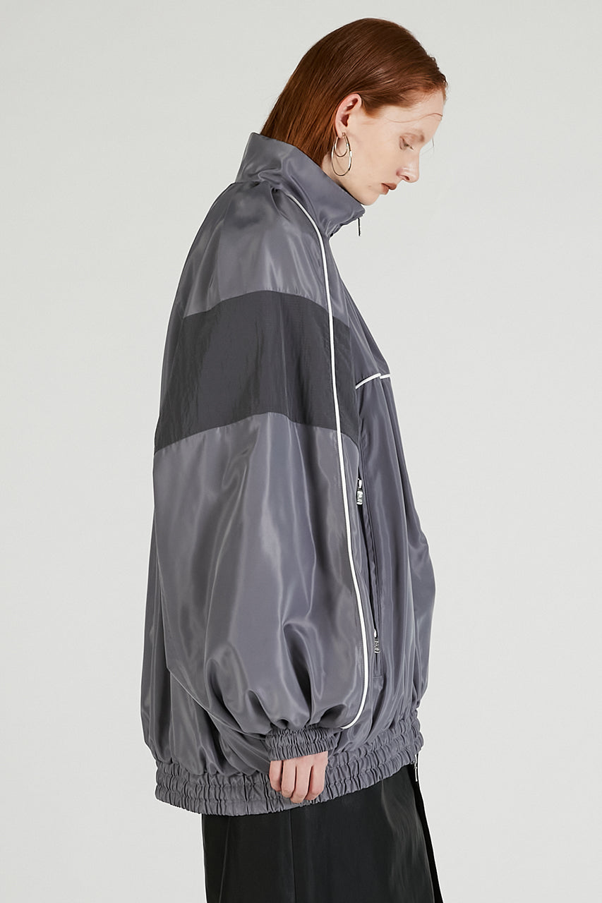 Volume Gathered Trucker Blouson