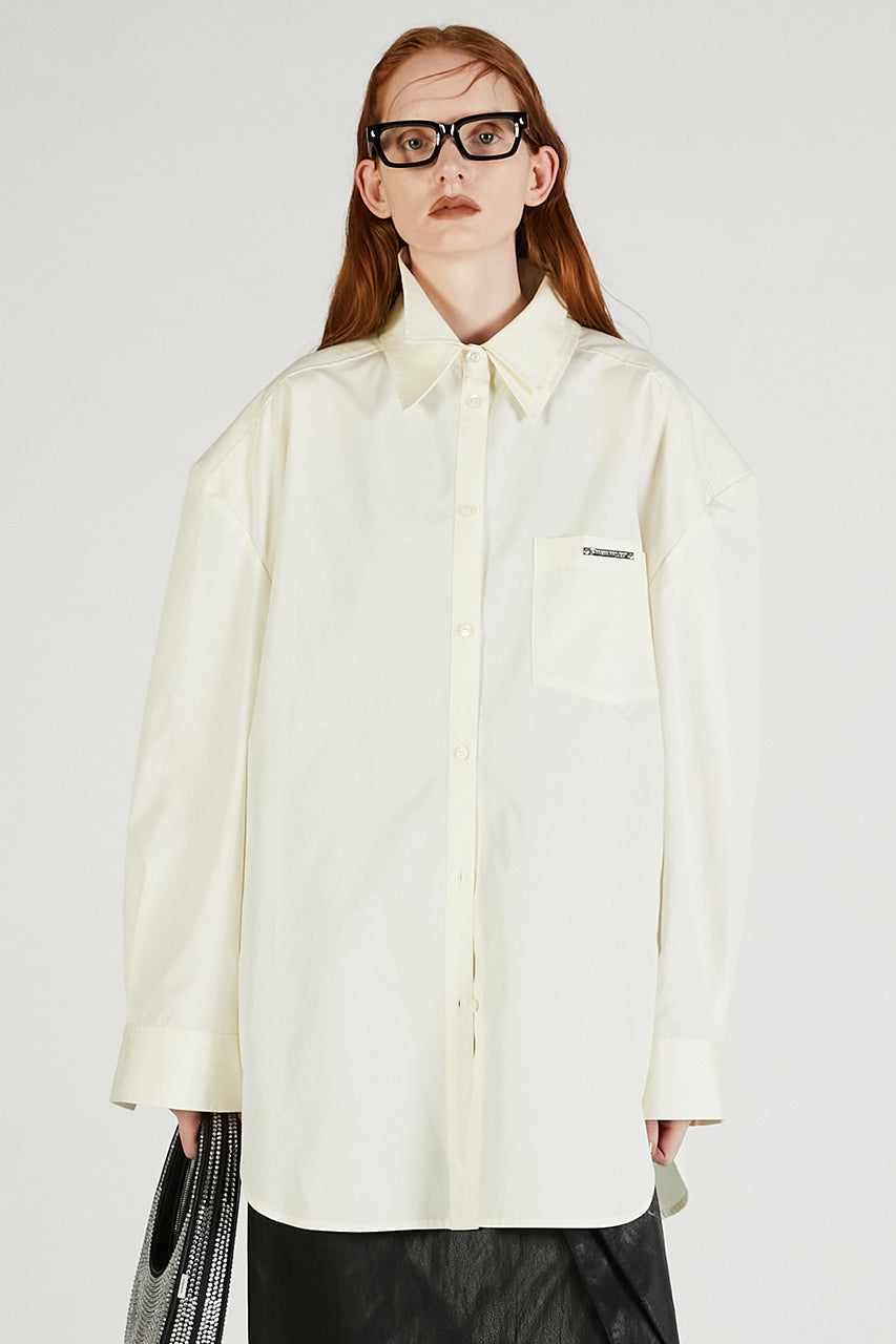 Double Collar Power Shirt Over Shirt