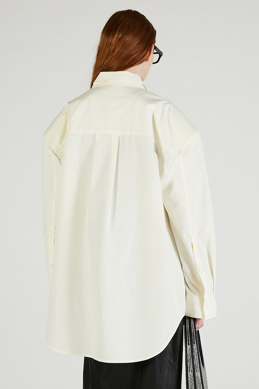 Double Collar Power Shirt Over Shirt