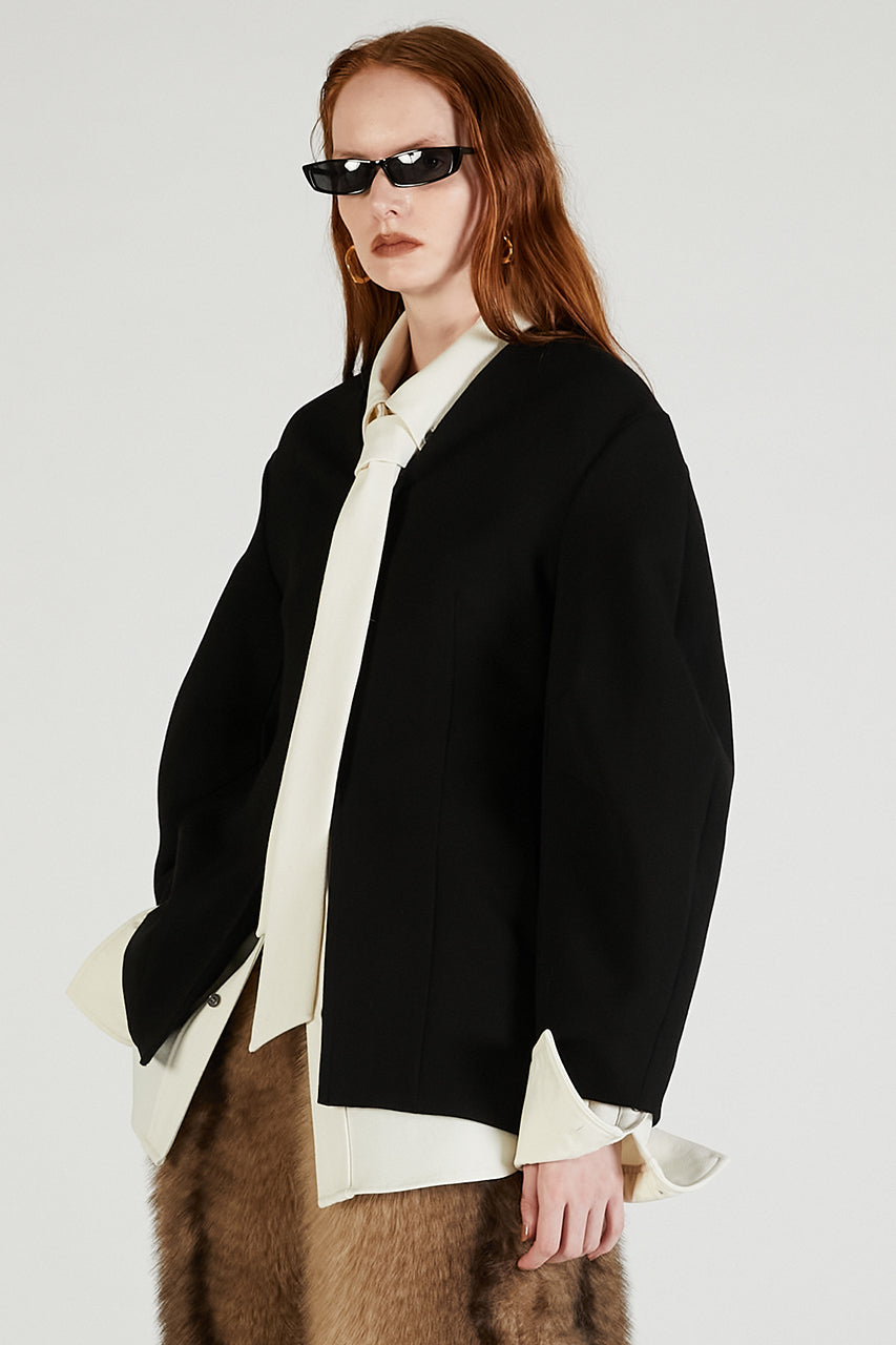 Cocoon Sleeve Zip Top - 2025 AUTUMN