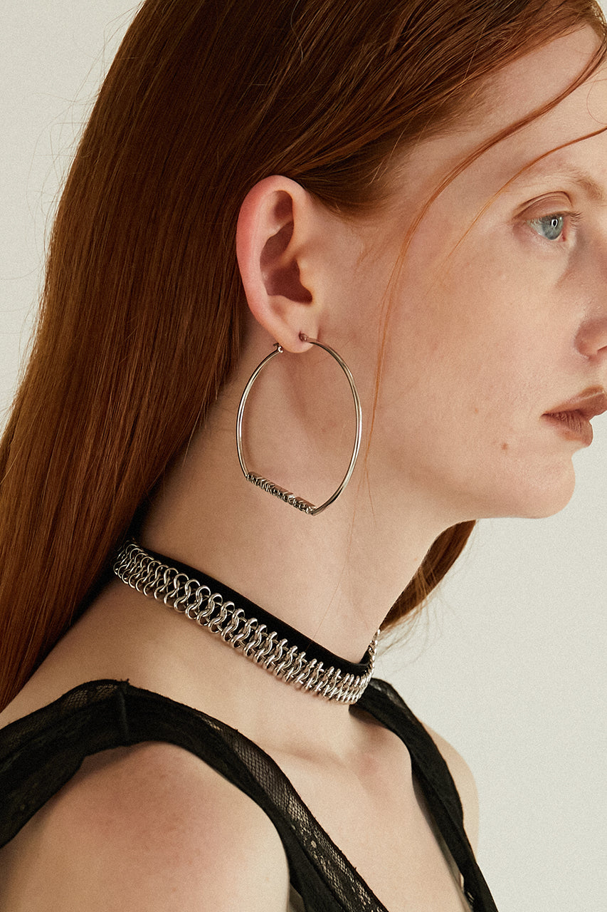 Logo Hoop Earrings
