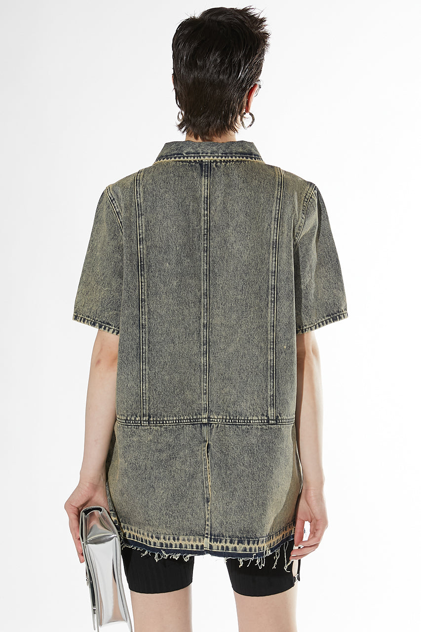 Denim Zip Tunic