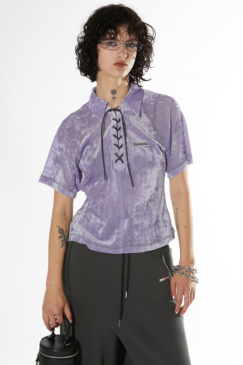 メーカー直売所 Velor Mesh Tshirt Up Lace 小物