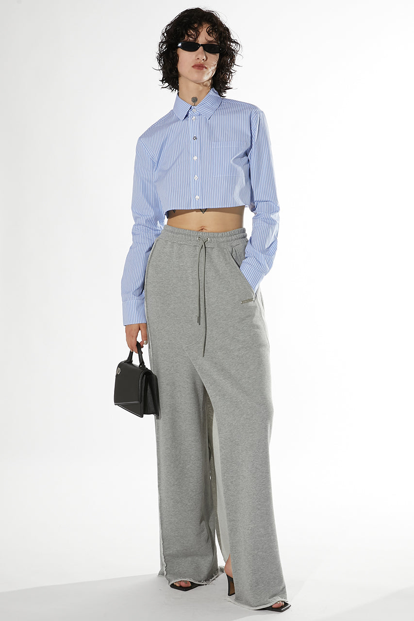 Twisted Layered Skirt Pants