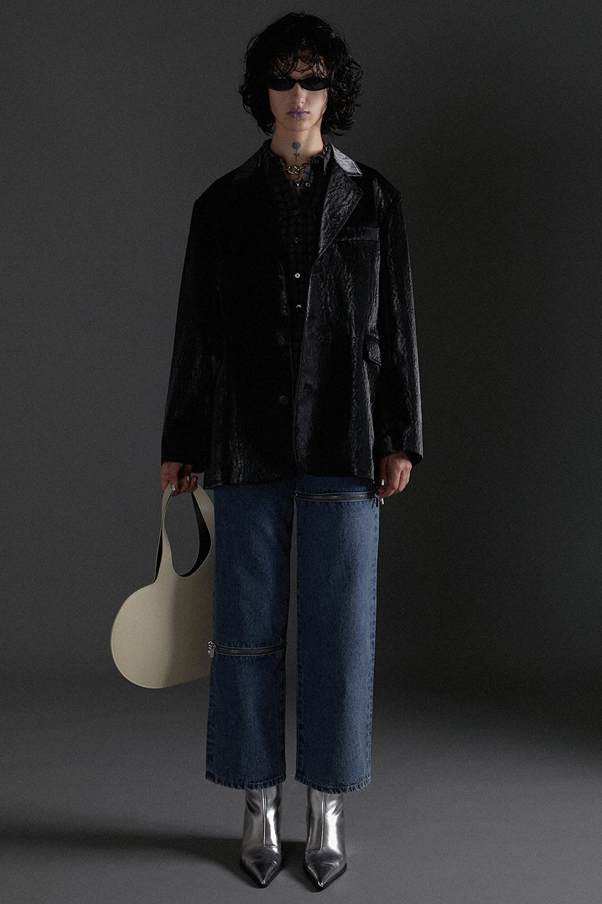 Asymmetry Fastener Denim - SALE