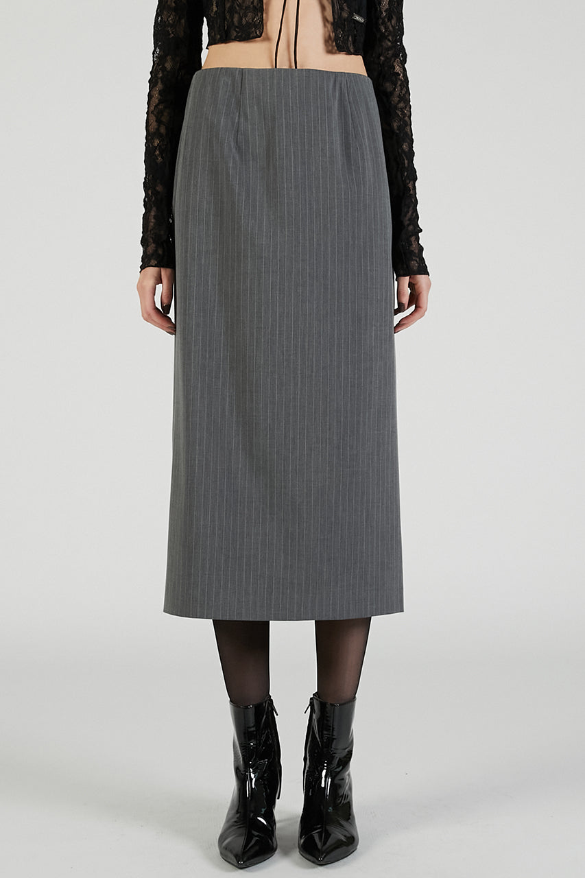 PVC Layered Midi Skirt - 2025 AUTUMN