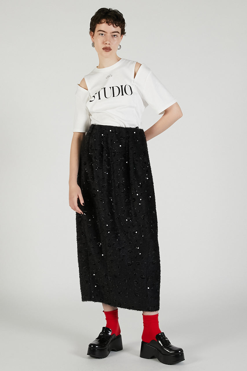 2-Way Shaggy Balloon Skirt - SALE
