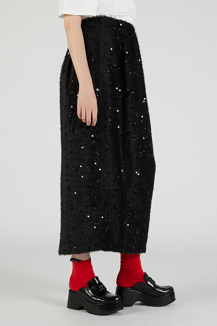 2-Way Shaggy Balloon Skirt