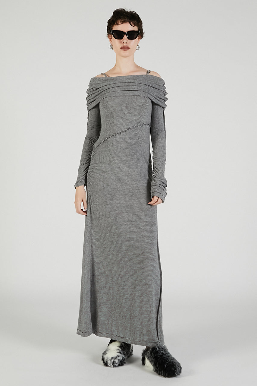 Off-the-shoulder Long Dress