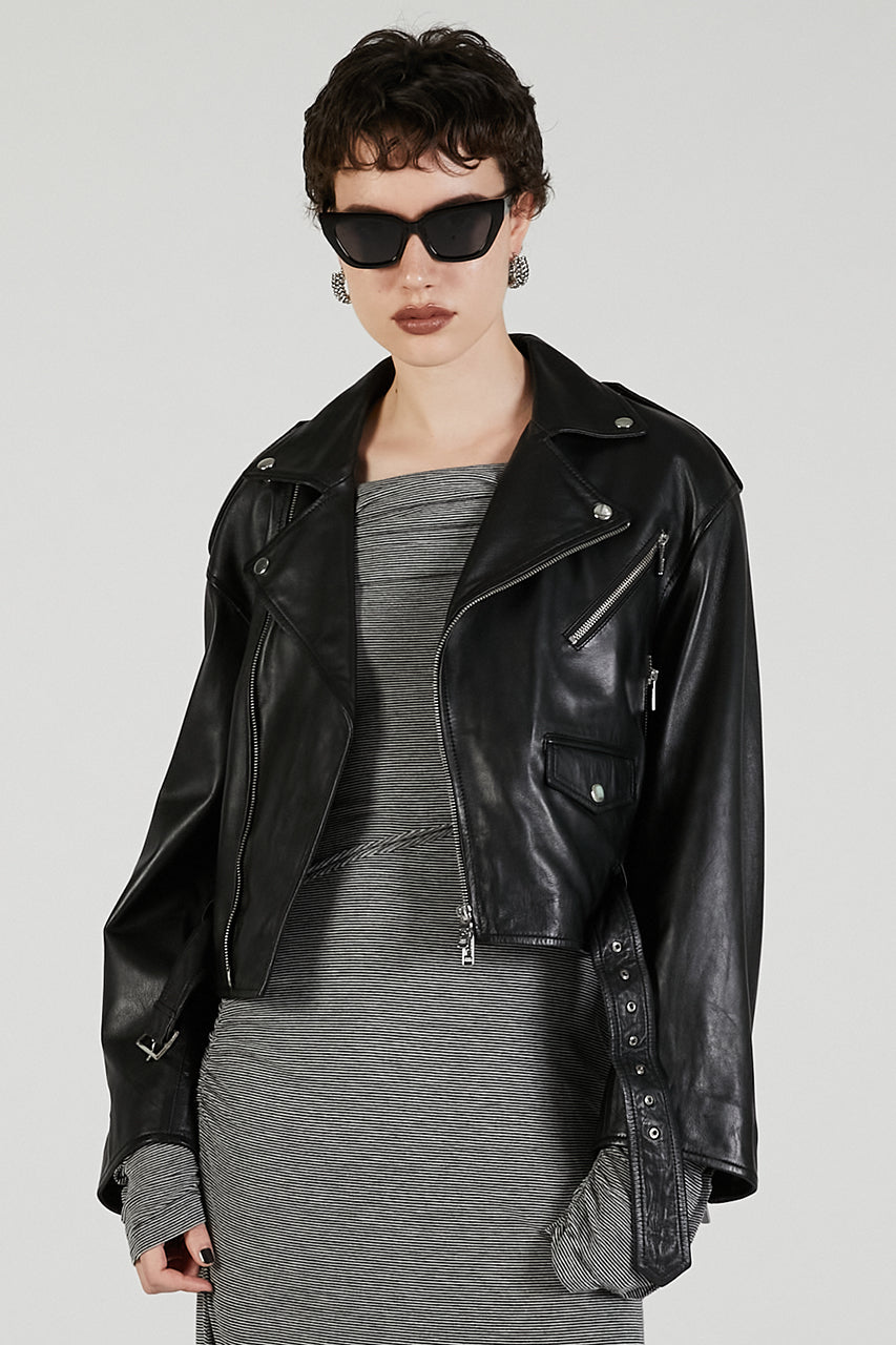 SHEEP Leather Biker Jacket