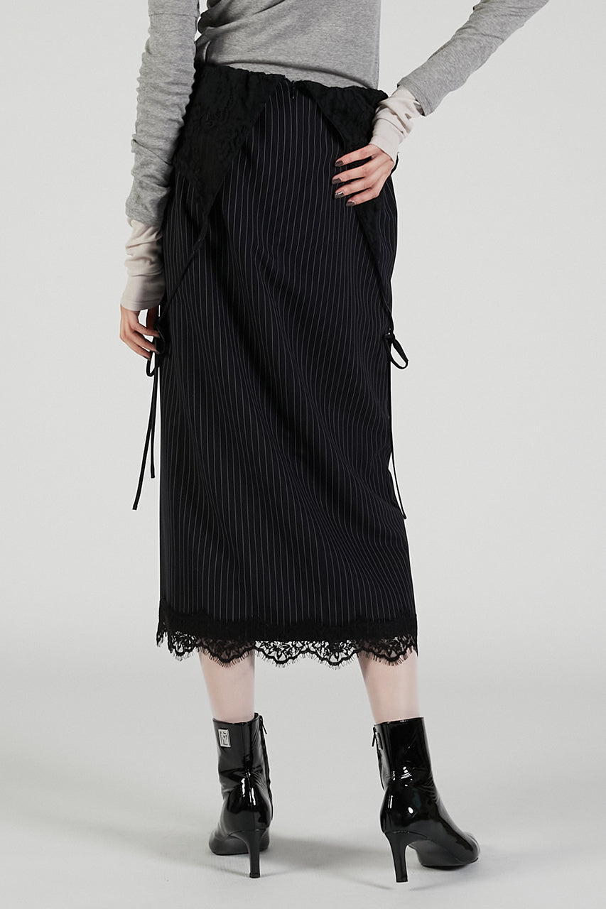 2-Way Lace Midi Skirt - 2025 AUTUMN