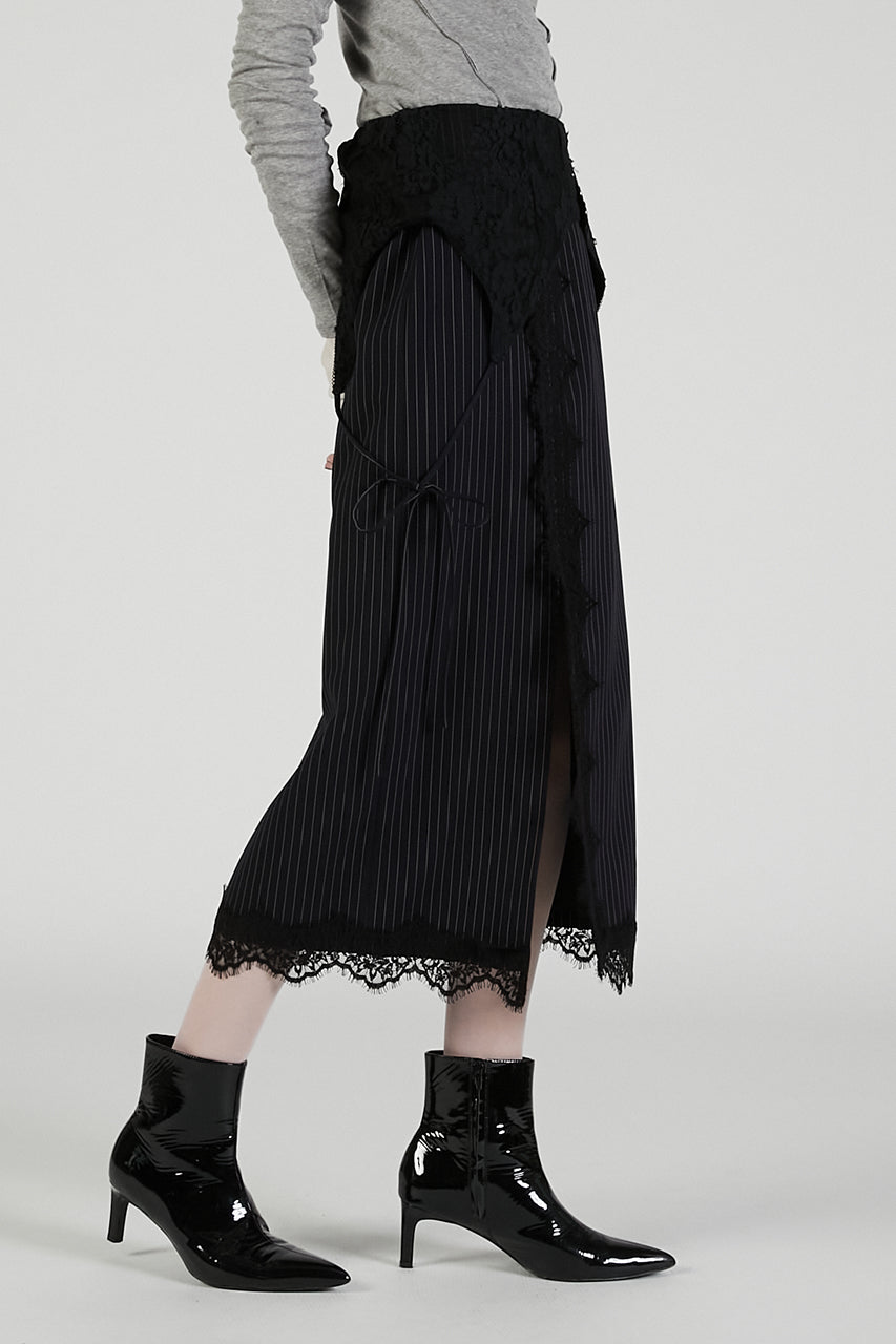 2-Way Lace Midi Skirt - 2025 AUTUMN