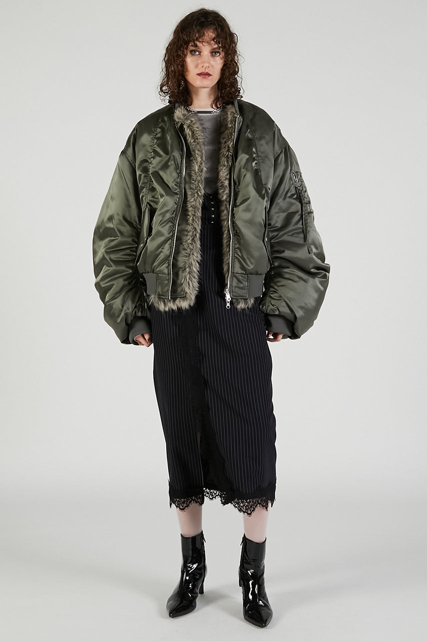 Reversible fur MA-1 - 2025 AUTUMN
