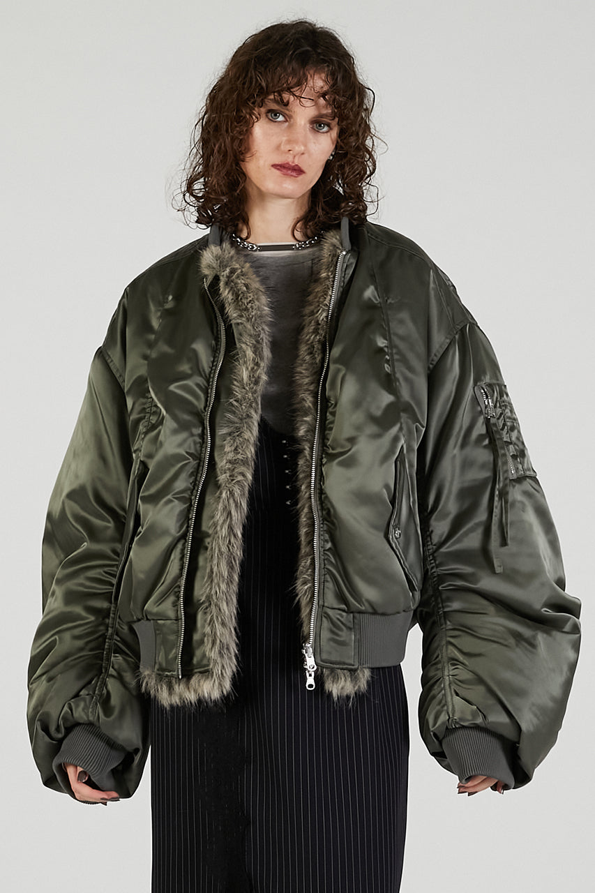Reversible fur MA-1 - 2025 AUTUMN