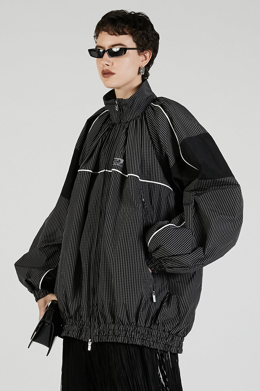 Volume Gathered Trucker Blouson