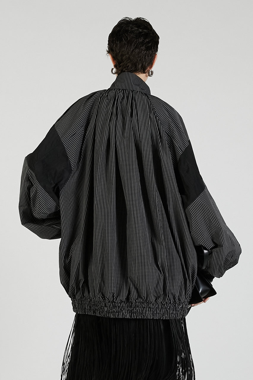 Volume Gathered Trucker Blouson