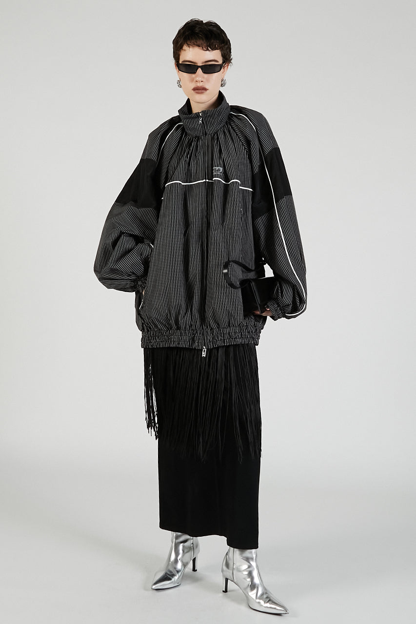 Volume Gathered Trucker Blouson
