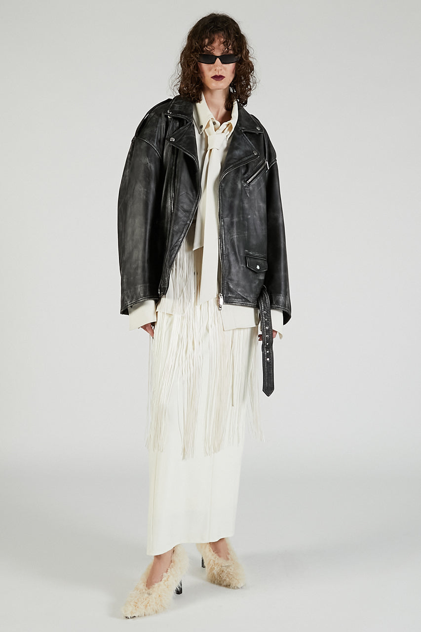 Fringe Belt Skirt