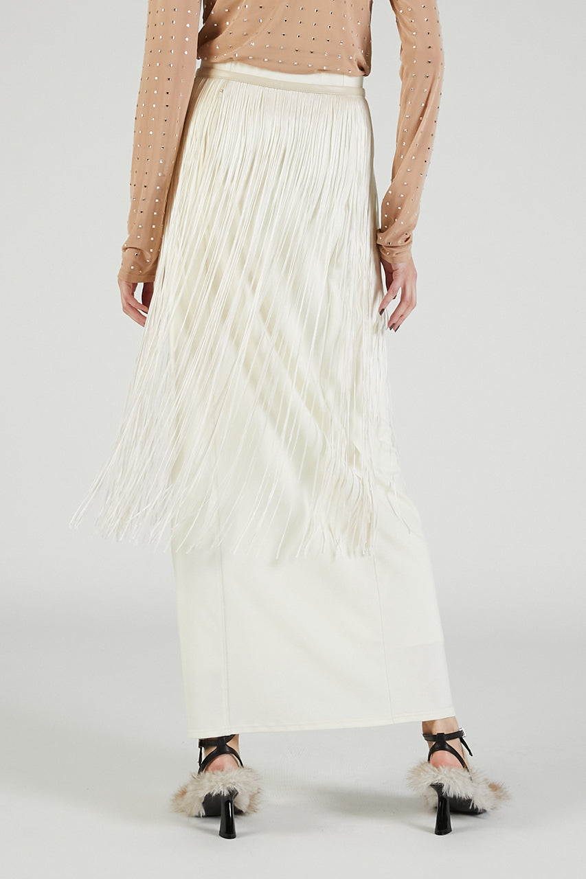 Fringe Belt Skirt