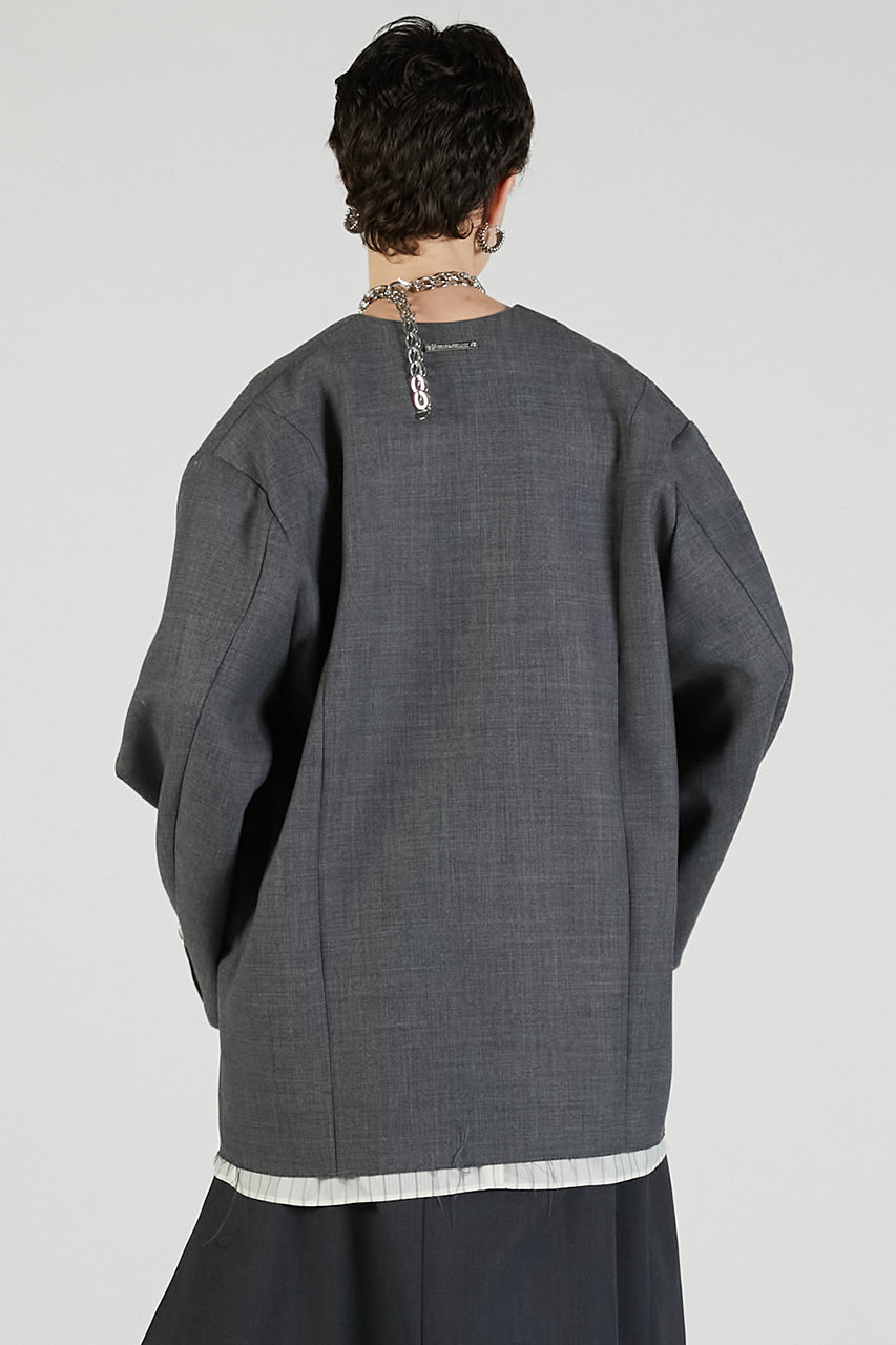 V-neck Narrow Jacket Pullover - 2025 AUTUMN